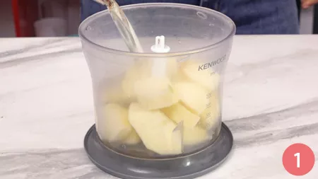 Torta di mele frullate - P1