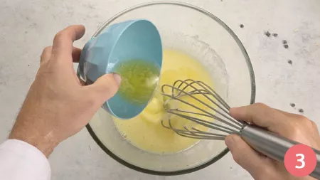 Torta di noci e cioccolato - Passaggio 3