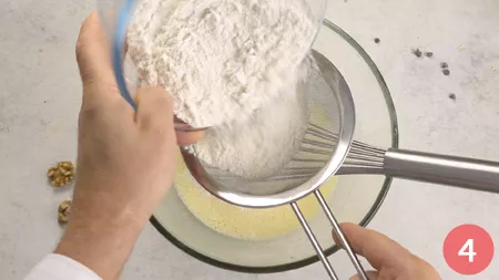 Torta di noci e cioccolato - Passaggio 4