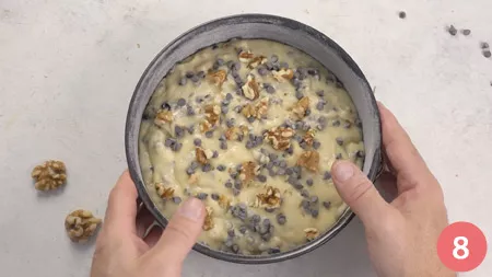 Torta di noci e cioccolato - Passaggio 8