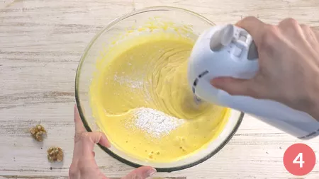 Torta di noci e datteri - Passaggio 4