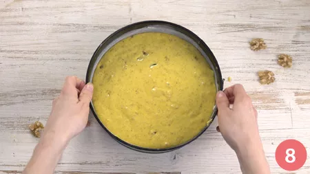 Torta di noci e datteri - Passaggio 8