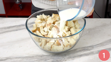 Torta di pane e zucchine - P1