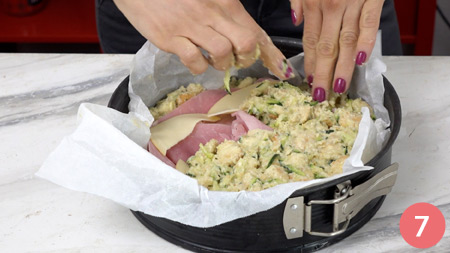 Torta di pane e zucchine - P7