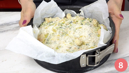 Torta di pane e zucchine - P8