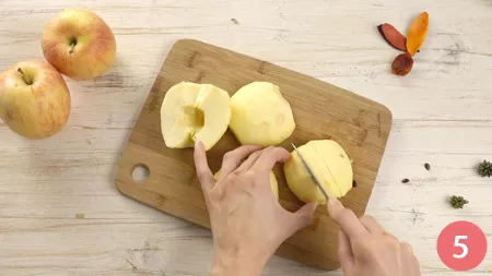 Torta di pasta sfoglia alle mele e cannella - Passaggio 5