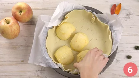 Torta di pasta sfoglia alle mele e cannella - Passaggio 6