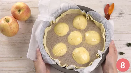 Torta di pasta sfoglia alle mele e cannella - Passaggio 8