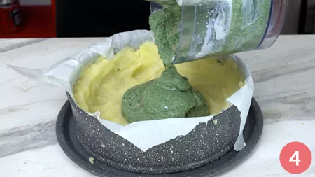 Torta salata di patate e spinaci - P4