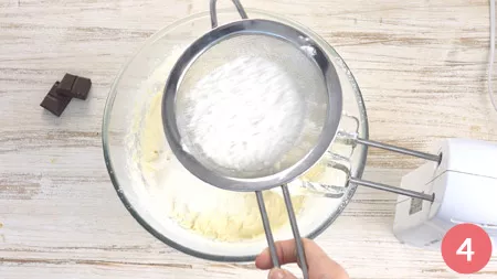 Torta di pesche e cioccolato - Passaggio 4