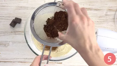 Torta di pesche e cioccolato - Passaggio 5