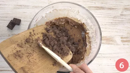 Torta di pesche e cioccolato - Passaggio 6