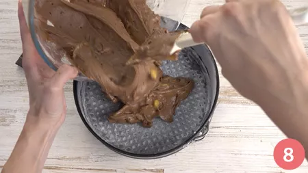 Torta di pesche e cioccolato - Passaggio 8