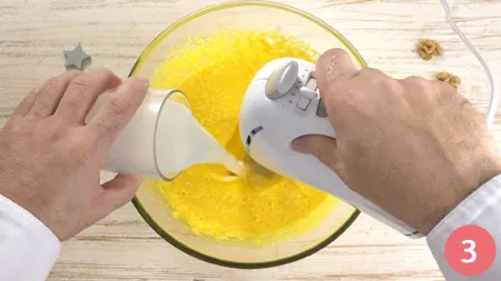 Torta di prugne secche e noci - Passaggio 3