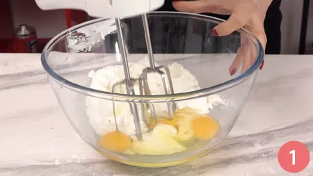 Torta di ricotta senza farina - P1