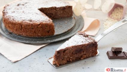Torta di riso al cioccolato, morbida e senza farina