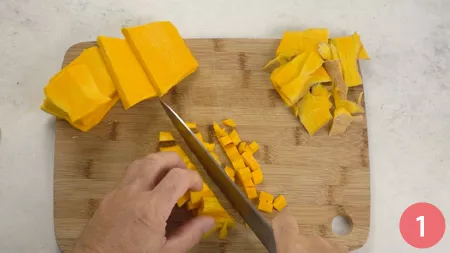 Torta di zucca e amaretti - Passaggio 1