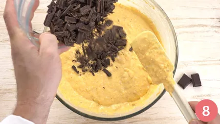 Torta di zucca e gocce di cioccolato - Passaggio 8