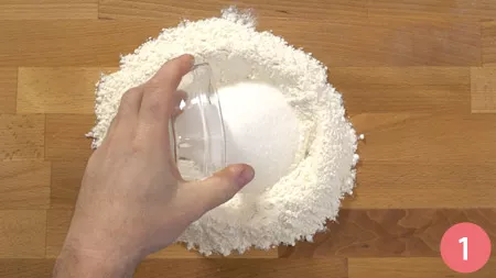 Torta Frangipane - Passo 1