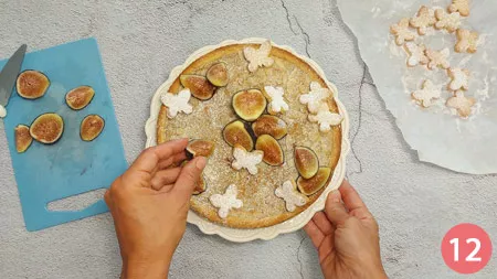Torta frangipane alla ricotta e fichi - p12