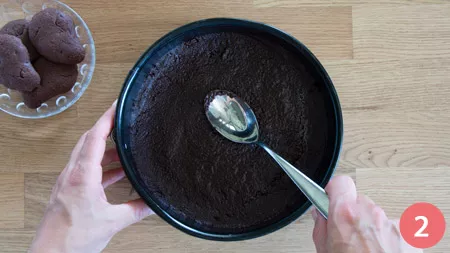 Torta fredda al cocco e cioccolato - P2