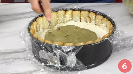 Torta fredda al pistacchio - P6