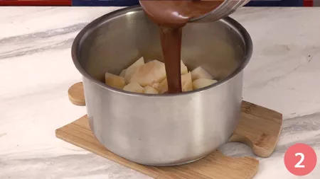 Torta fredda pere e cioccolato - P2