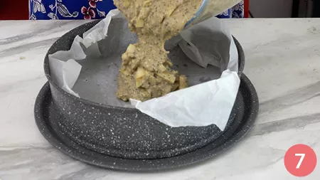 Torta di grano saraceno e mele - P7