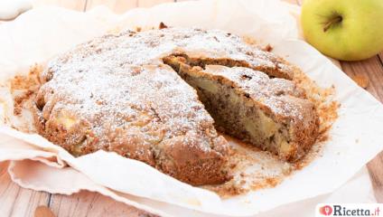 Torta di grano saraceno e mele, senza glutine né latticini
