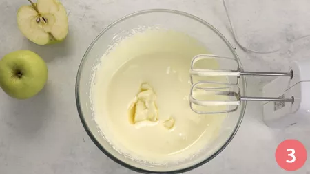 Torta invisibile alle mele - Passaggio 3