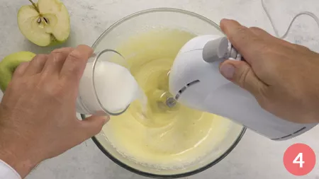 Torta invisibile alle mele - Passaggio 4