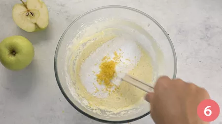 Torta invisibile alle mele - Passaggio 6