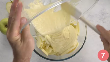 Torta invisibile alle mele - Passaggio 7