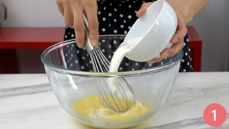 Torta invisibile alle zucchine - P1