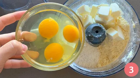 Torta di mais e nocciole - Passaggio 3