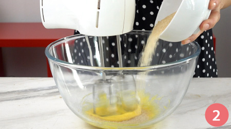 Torta di mandorle senza glutine - P2