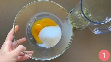 Torta margherita senza fecola - Passaggio 1