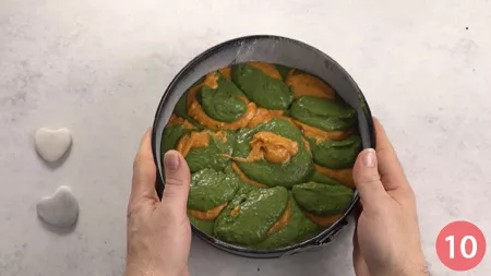 Torta marmorizzata agli spinaci - Passaggio 10