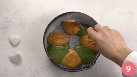 Torta marmorizzata agli spinaci - Passaggio 9