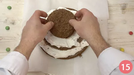 Torta mimosa al cioccolato - Passo 15