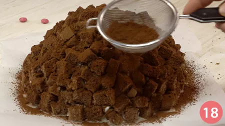 Torta mimosa al cioccolato - Passo 18