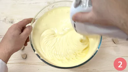 Torta mimosa al cioccolato - Passo 2