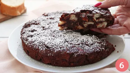 Torta di pane al cioccolato - P6