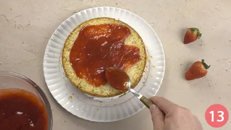 Torta panna e fragole - Passaggio 13