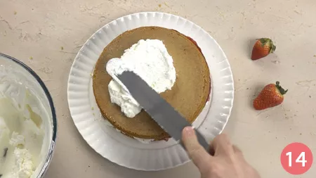 Torta panna e fragole - Passaggio 14