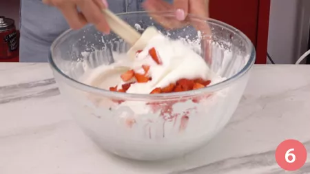 Torta paradiso alle fragole - P6