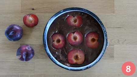 Torta prugne e cioccolato - p8