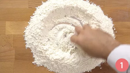 Torta salata al radicchio - Passaggio 1