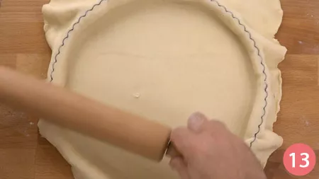 Torta salata al radicchio - Passaggio 13