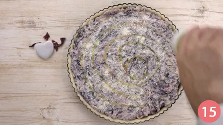 Torta salata al radicchio - Passaggio 15